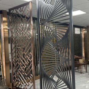 Best High End Wall Art Stainless Steel Divider Screen Partition For Bedroom Design wholesale