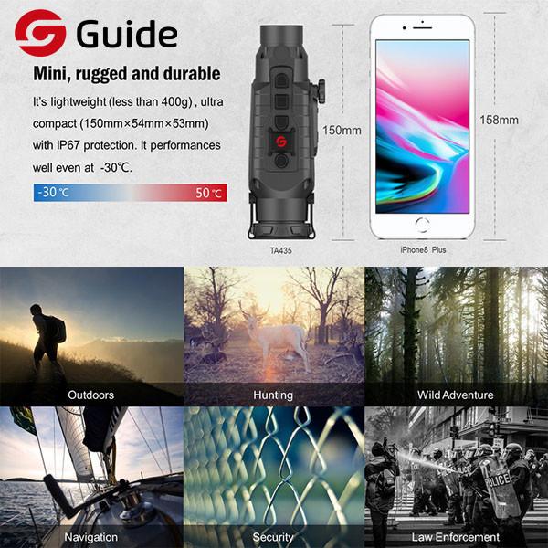 Cheap Lightweight Night Vision Clip On Thermal Imaging Monocular for sale