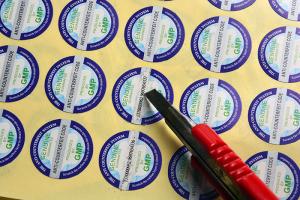 Best OEM adhesive paper scratch off anti fake serial number label sticker sheet wholesale