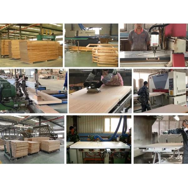 Indoor Shaker Plain Wooden Solid Interior Hard Wood Door CE approved