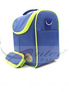 Best Small Blue 420D Polyester Outdoor Cooler Bag , Freezer Lunch Bag Multi Color wholesale
