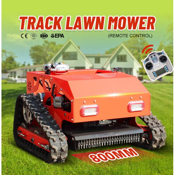 Cheap Crawler Lawn Mower with Remote | Gasoline Engine | Mowing Machine for Sloped Terrain