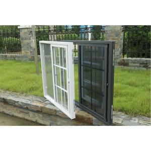 Home Security  Pvc Profile Upvc Sliding Windows White Black
