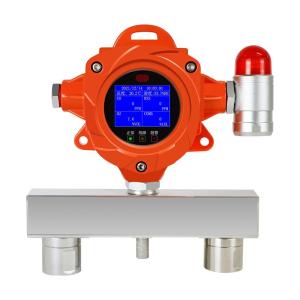 China Industrial Safety Gas Detector 2 In 1 Wall Mounted With Alarm Monitor on sale