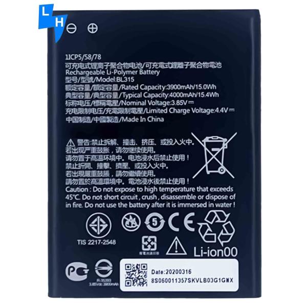 Cheap Mobile Phone Battery BL315 4000mAh Battery For Lenovo A7 Polymer Lithium-ion Battery for sale