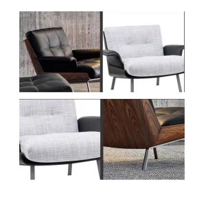 Elevate Business Leather Leisure Lazy Sofa Chair Comfortable Relaxing