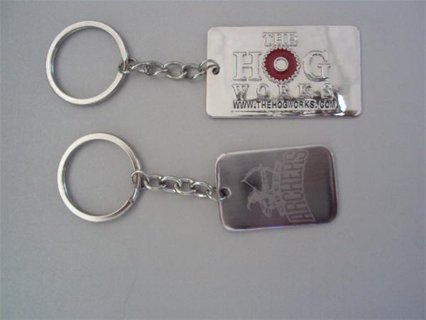 metal key tag keychains