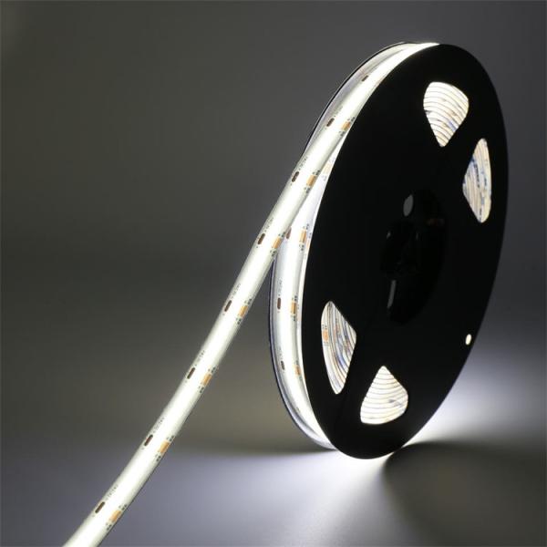 Cheap IP20 Cob Led Tape Light Single Color DC24V / 12V 11W 8mm Flexible for sale