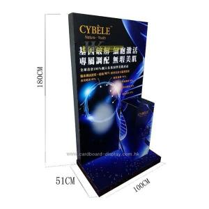 China Corrugated Cardboard display stands for cosmetic promotion on sale