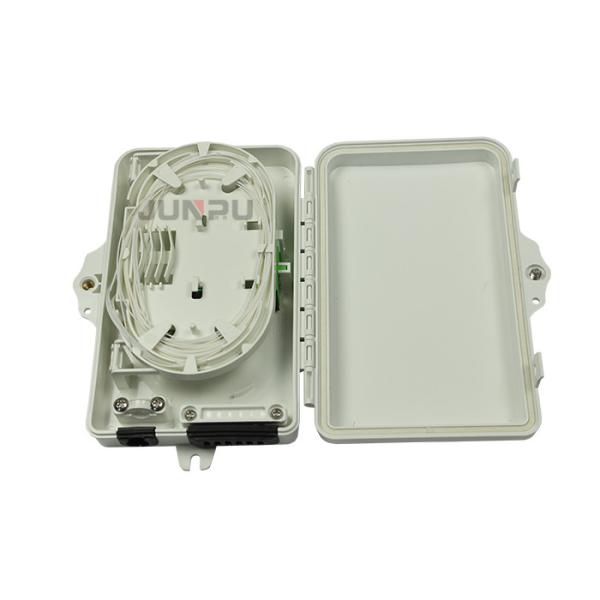 Wall Mounted 6 Core Fiber Optic Distribution Box IP65 With SC APC Adapter