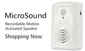 Best COMER Direction Recognition Infrared Sensor Alarm Sound Recordable speaker wholesale