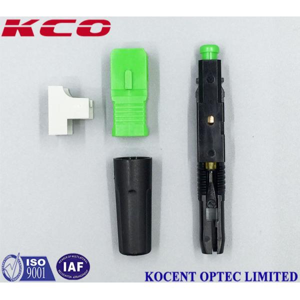 Green FTTH Solution Product Fiber Optic Fast Connector SC APC 55mm 60mm