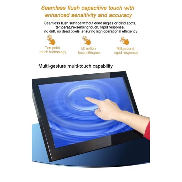Factory Price Embedded/wall Mount Aluminum case Waterproof Lcd Monitor Fanless 12.1 inch Fully Enclosed Touch Screen Computer