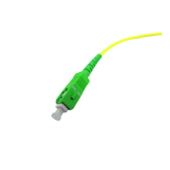 G652D Fiber Optic Single Mode Simplex Patch Cord 3.0mm LSZH Jacket SC APC To LC UPC