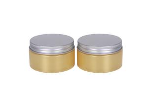 China Skincare Lotion Tasteless Cosmetic Cream Jars 42mm High With Aluminium Lid on sale
