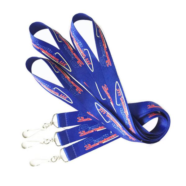 Cheap Plastic Woven Neck Badge Lanyard Retractable Badge Holder Logo Custom for sale