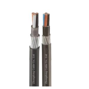 SWA Steel Wire Armored XLPE Power Cable , XLPE Electrical Cable Custom Logo