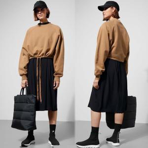 Best Simple Design Inner Blanket Cropped Drawstring Sweatshirt wholesale