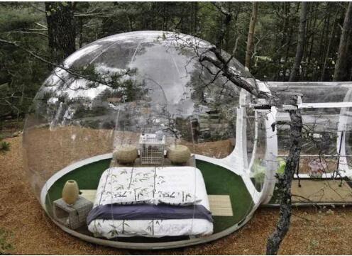Cheap Clear Inflatable Bubble Tent Inflatable Double Stitching Clear Camping Tent Inflatable Party Tent for sale