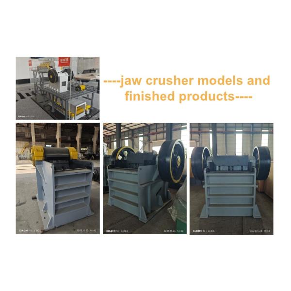 110kw Power Jaw Rock Crusher With High Manganese Steel 486 TPH Capacity