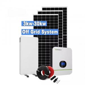 Best Cheap Price 10kva 10kw 12kw 15kw 20kw Off Grid Solar Panel Kits For Home wholesale