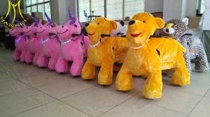 Best Hansel amusement park coin operated plush walking animal toy rides wholesale