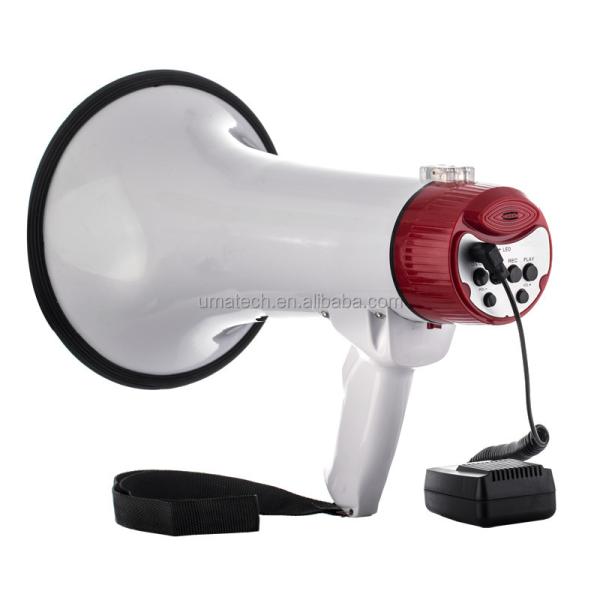 Special Feature PORTABLE 40W PMPO UNICEF Handheld Megaphone with Microphone and Speaker