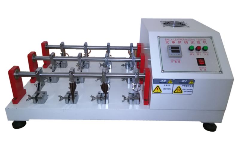 Leather Flexing Resistance Testing Machine - Leather, Fabric, and Footwear Durability Tester