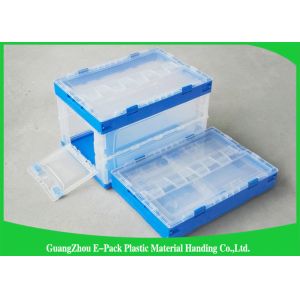 Household Collapsible Plastic Containers Easy Stacking Environmental Protectionv