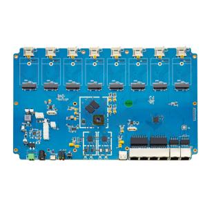 Best X8 Gateway WiFi Router Circuit Board , 8 SIM Card Slot Router Controller PCBA wholesale