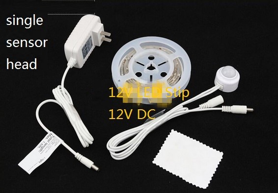 PIR Human Motion Sensor LED Strip Light Kit with Daylight Sensor Double Heads Single Head available