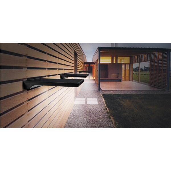 SMD 2835 Solar Powered Garden Lights Rechargeable High Storage Rate Rainproof