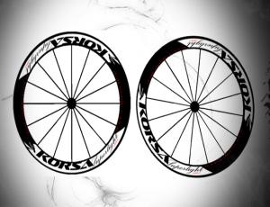 Water Transfer Printing Bicycle Wheel Decals Customized Size / Shape