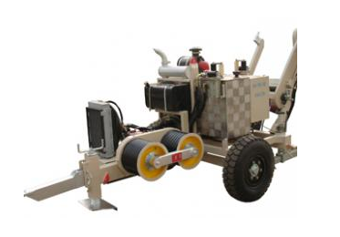 40KN Hydraulic Cable Puller With Diesel Engine for 220KV Transmission Line