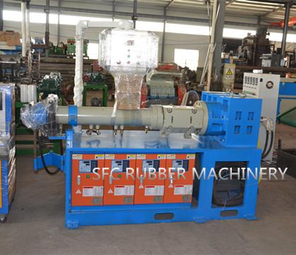 Cheap Horizontal Cold Feed Rubber Extruder Machine for sale