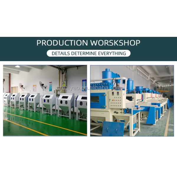 Cleaning Metal Automatic Sandblasting Machine Sandblasting Cabin with Rotating Basket
