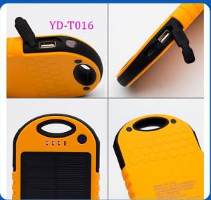 China Portable Waterproof Cell Phone Solar Charger 12000mA for iPhone 6 plus CE/FCC/ROHS/MSDS on sale