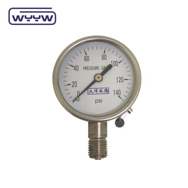 Cheap 60mm Stainless Steel Pressure Gauge No Liquid Filled Scale Range 0 .. 1000 Bar Diameter 100mm for sale