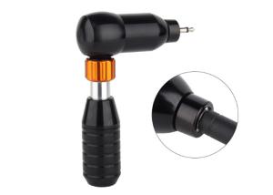 China Grip Type Rotary Pen Tattoo Machine Adjustable Handle Pure Color Anodized Surface on sale