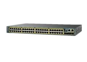 China Stackable Manageable Network Switch , Fiber Optic Managed Switch WS-C2960S-48FPS-L on sale