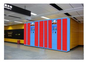 Event Industry Rental Luggage Lockers Furniture Money Payment Coin / Bill Operated