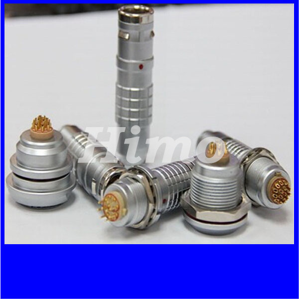 6 pin IP68 chrome clad replacement lemo waterproof connector