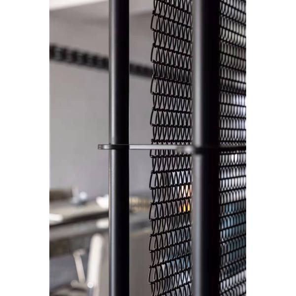 Spiral Wire Belt Stainless Steel Architectural Mesh For Building Facades