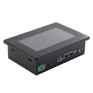 China 7 Inch Embedded Touch Panel PC with 32G SSD USB RJ45 COM VGA HD MI DC12V Interface on sale