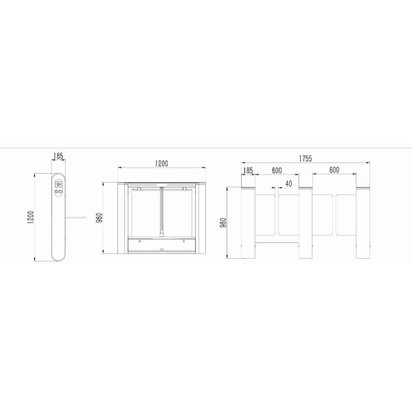 Sensor Analysis Speed Gate Turnstile Precise Positioning Convenience Settings
