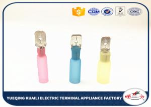 Male Crimp Heat Shrink Wire Terminals Copper / PE / Brass 22-10 AWG