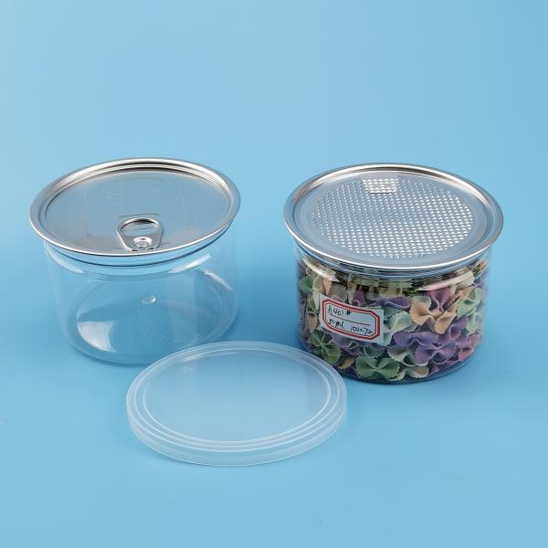 Cheap PET Food Sealed 0.5l 32g Clear Plastic Food Jars for sale