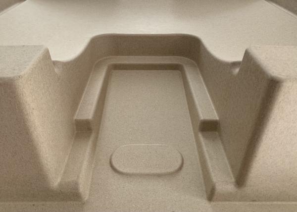 Cheap Oversized Molded Pulp Packaging 175mm Depth Thermoformed OCC Pulp Tray for sale