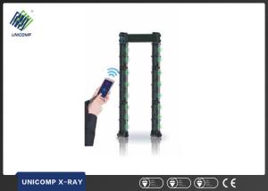 Portable Folding Walk Through Metal Detector Gates For Securituy Inspection