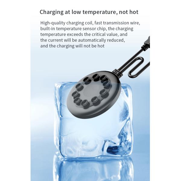 10 W Smart Suction Cup OCP Desktop Wireless Charger For Iwatch Airpods